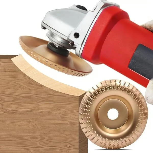 Holz Schleifscheiben Set 3-in-1 für Winkelschleifer | Formen, Schnitzen, Schleifen & Polieren | Präziser Abtrag, vibrationsarm