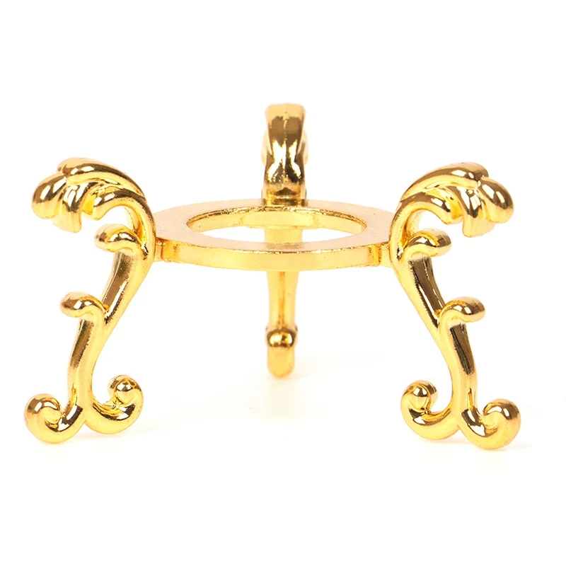 Gold-Plated Crystal Ball Display Stand