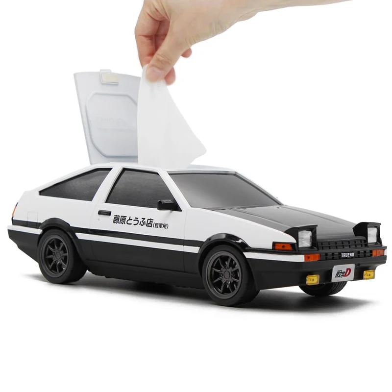 Initial D Toyota AE86 Sprinter Trueno Wet Tissue Case Black