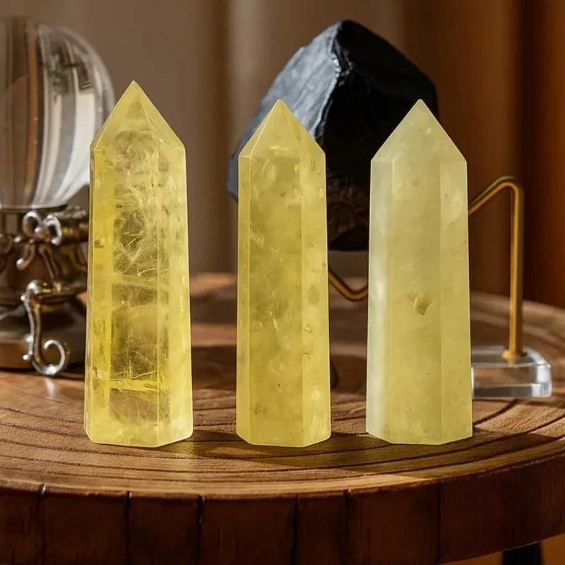 Natural Citrine Crystal Tower