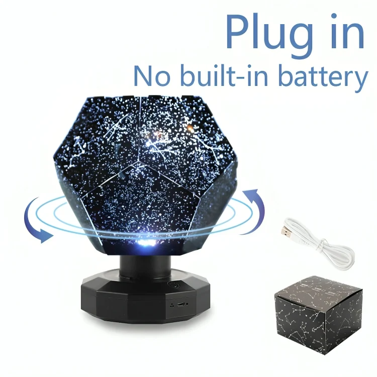 LED Sternenhimmel Projektor | Bluetooth Musiksteuerung | 3 Farben & Fernbedienung