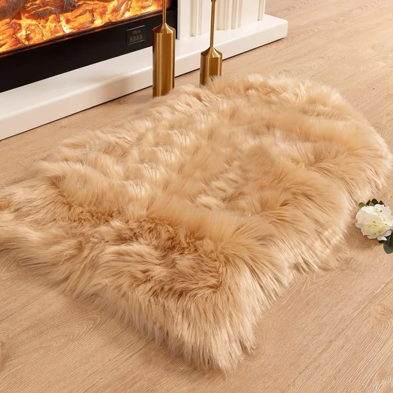 Luxury Shaggy Faux Fur Rug