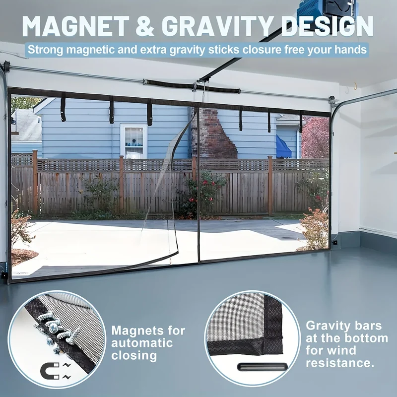 Magnetic Garage Door Screen