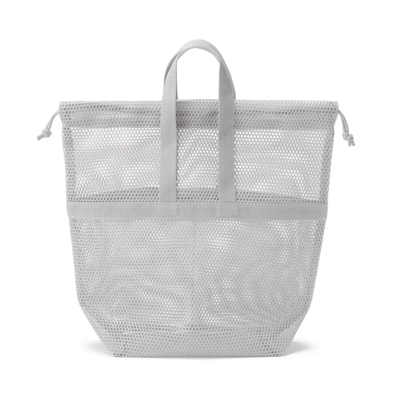 MUJI 3D Mesh Drawstring Bag with Handles Gray M 33×13×31cm