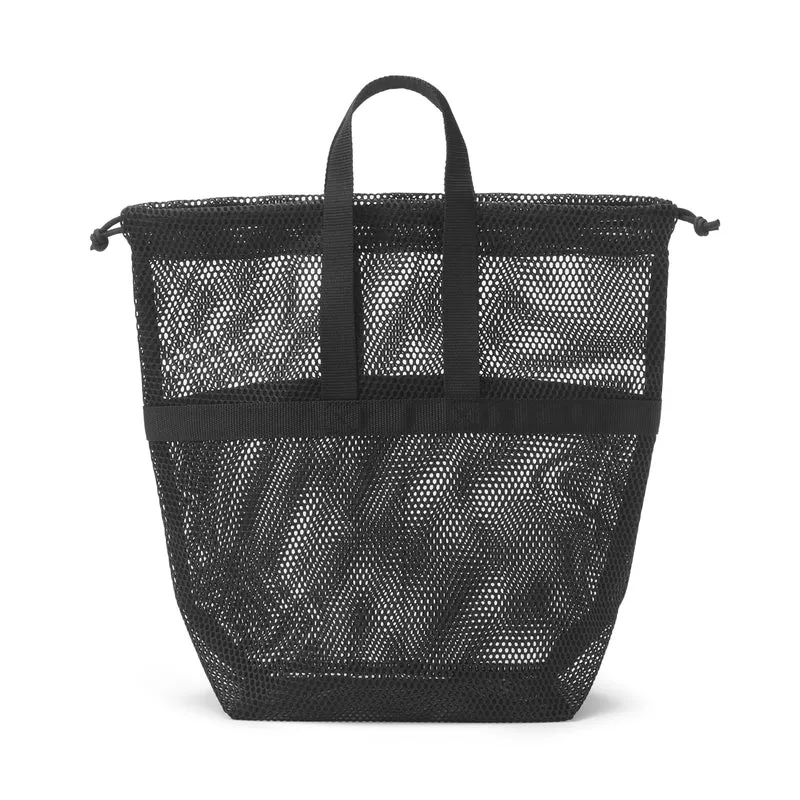 MUJI 3D Mesh Drawstring Bag with Handle Black M 33×13×31cm