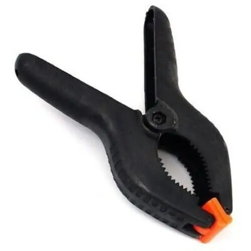 Federklemmen 15 cm (6 Zoll) 2er-Set | Nylon-Klemmzwingen mit verstellbaren Backen | Starke Spannkraft für Werkstatt & Hobby