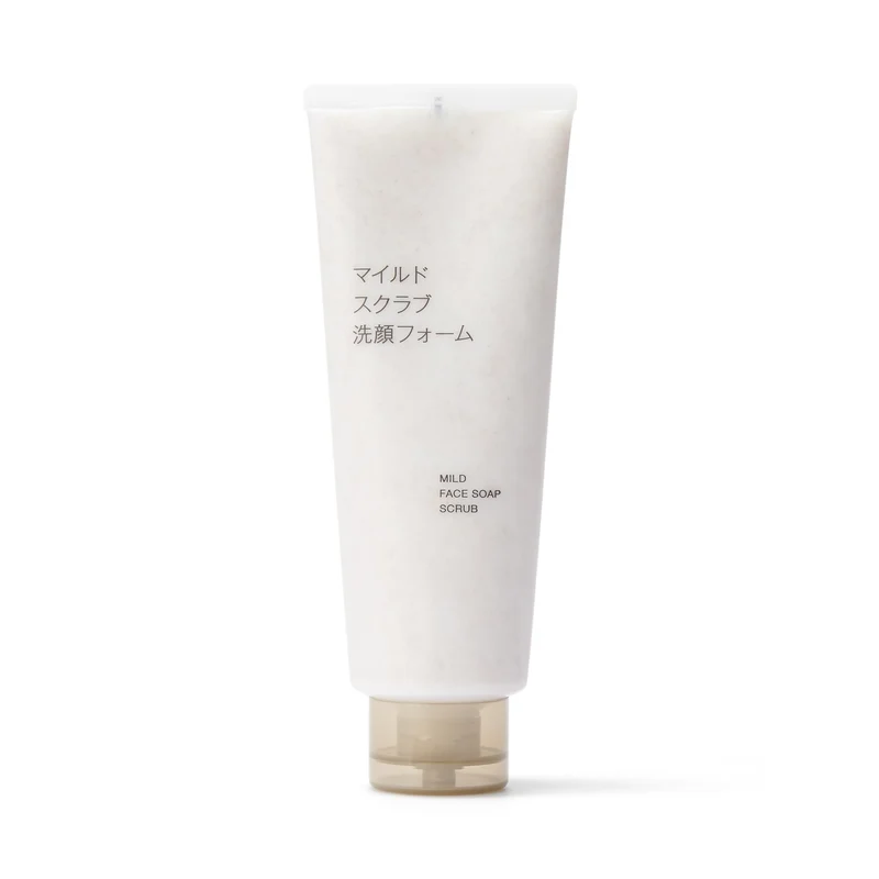MUJI Mild Scrub Facial Cleanser Large Size 220g