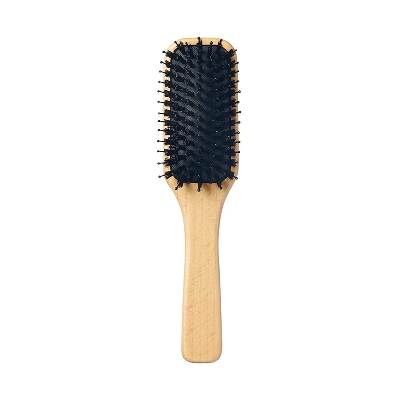 MUJI Beech Wood Hair Brush 20cm Mixed Bristles