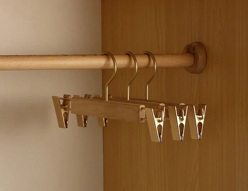 Antimot Kledinghangers Kamferhout Set van 2 Brede Schouder | Sansoti