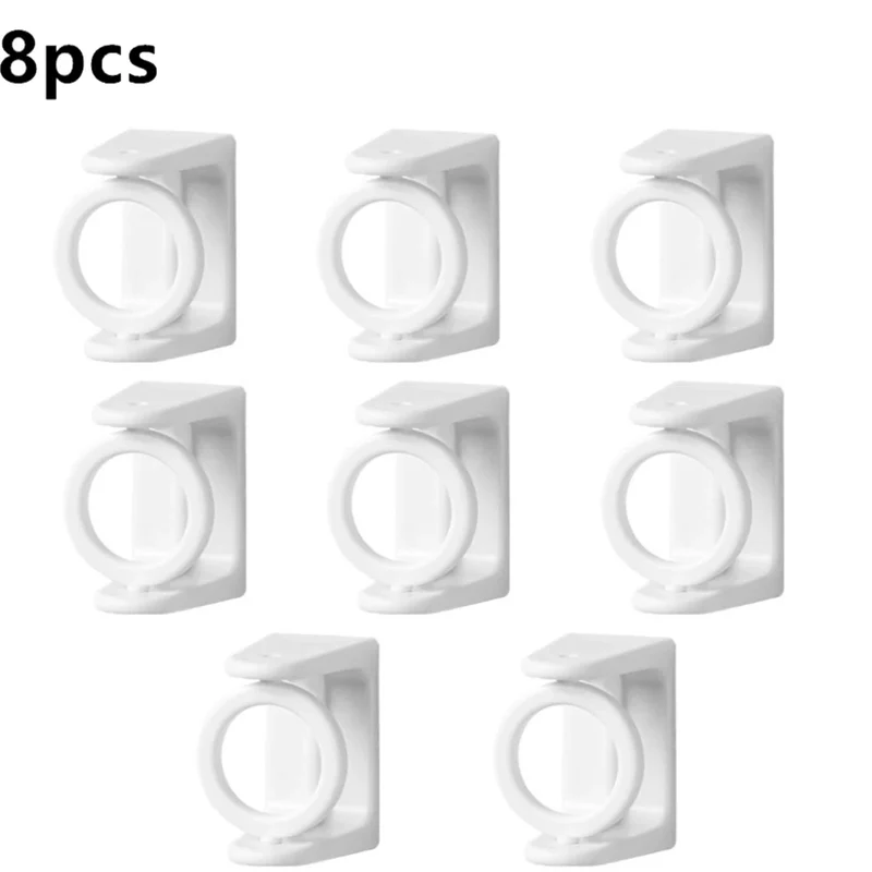 Self-Adhesive Curtain Rod Clip Hooks
