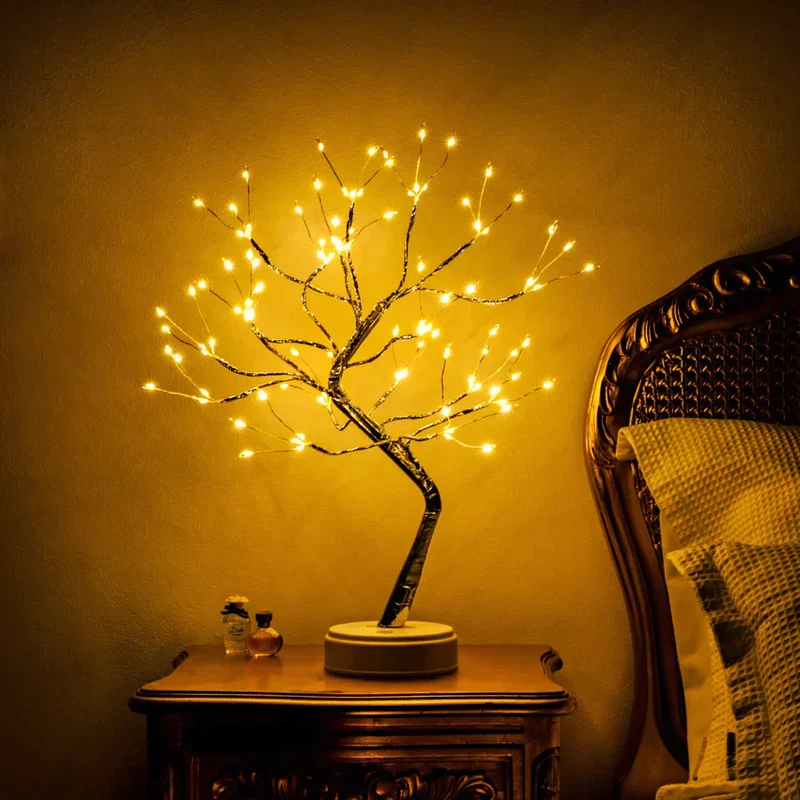 LumiTree™ Magische LED-Baumlampe | Stimmungslicht für Entspannung & Wohlbefinden | Flexibel Formbar & Handgefertigt