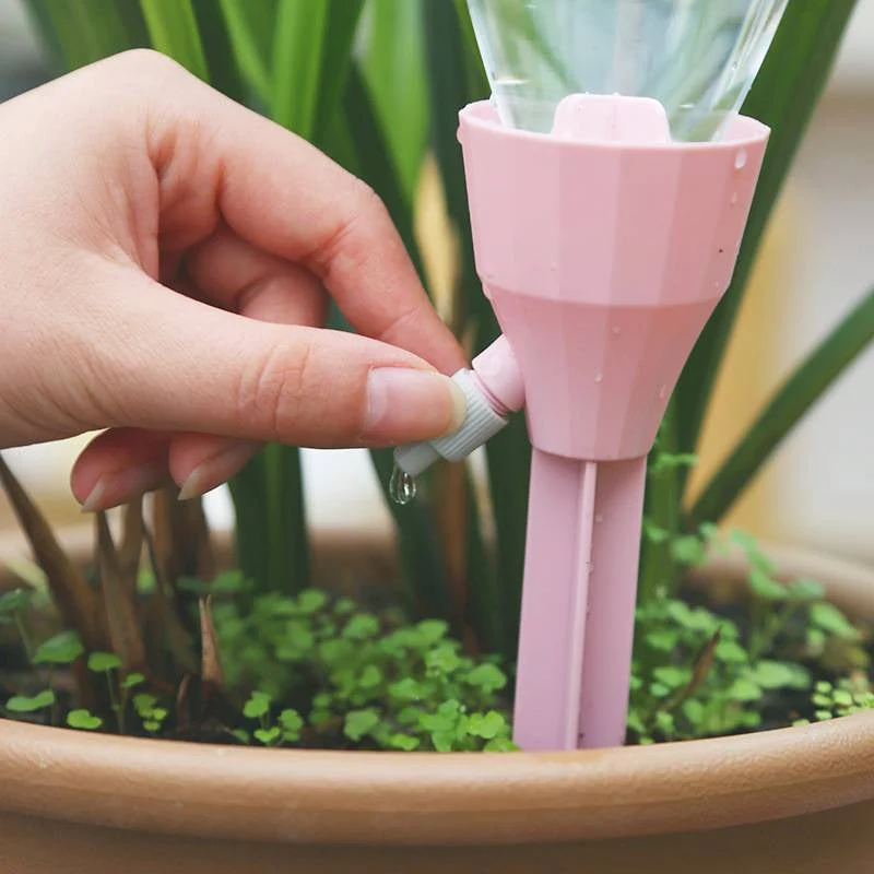 Zelfbevloeiende Plantensteker Set – Automatische Watergift voor Kamerplanten | Plantverzorging op Vakantie | Sansoti