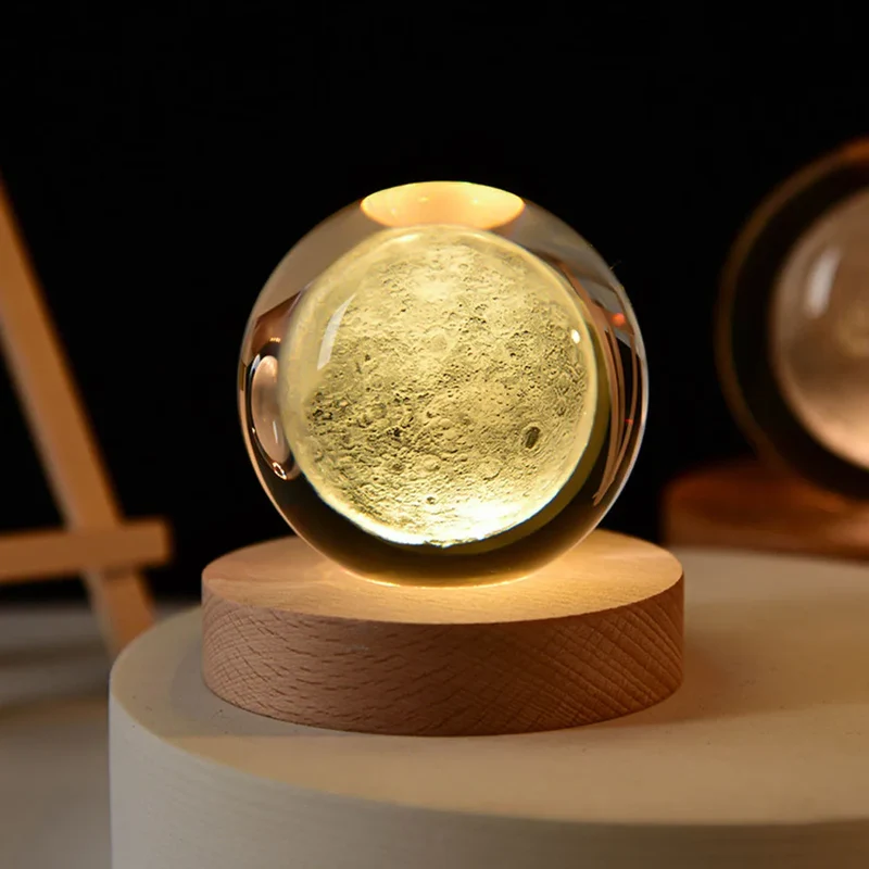 3D Galaxy Bol Nachtlampje met USB-voeding – Hemelsfeer voor Kinderkamer en Slaapkamer | Sansoti