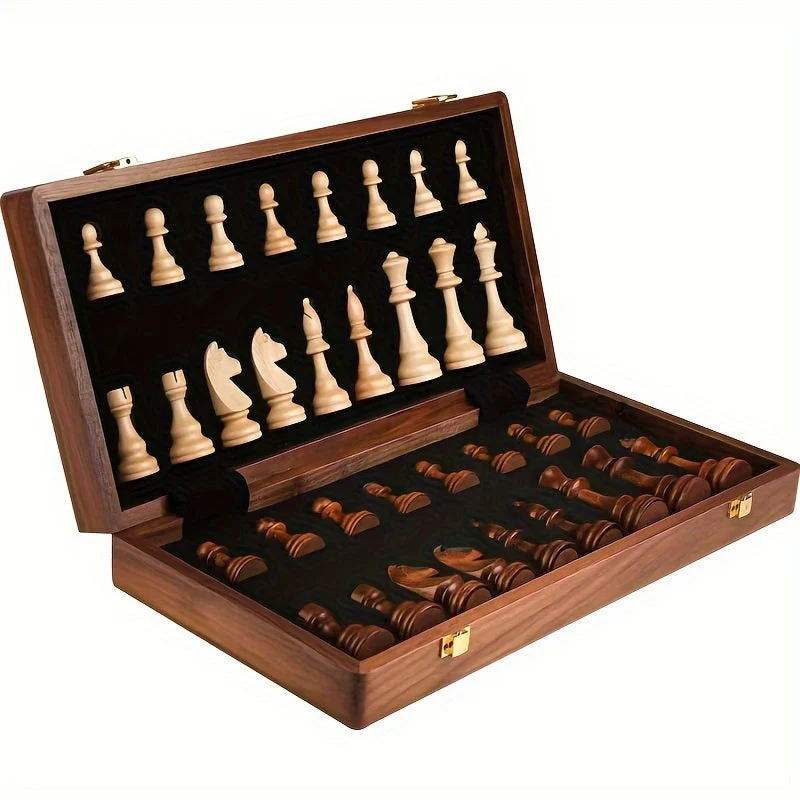 Jeu d'Échecs en Bois - Luxe, Compétitif