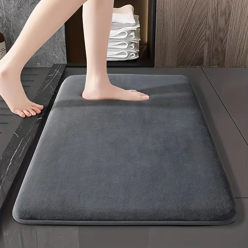 Tapis Bain Absorbant - Mémoire de Forme - Antidérapant