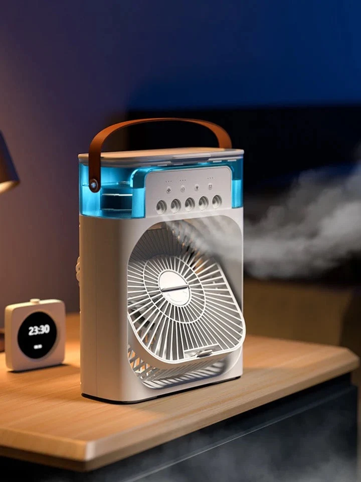 Mini Climatiseur Portable - Refroidissement Personnel - USB Rechargeable