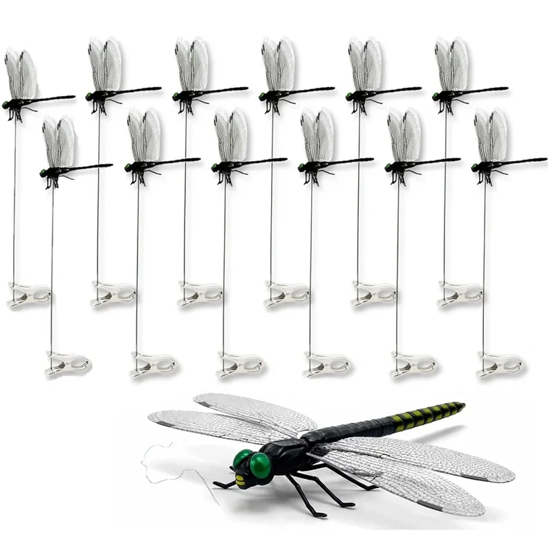 Realistic Dragonfly Clips for Decoration