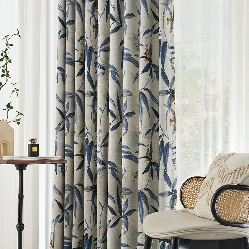 Rideau Motifs Perroquet