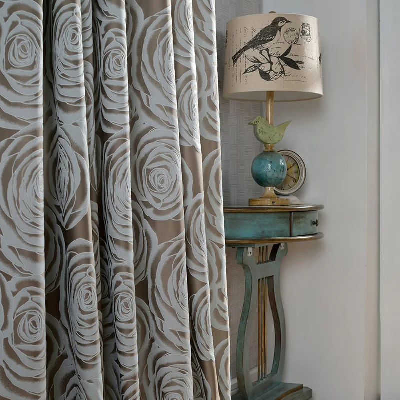 Rideau Couleur Cuivre Motifs
