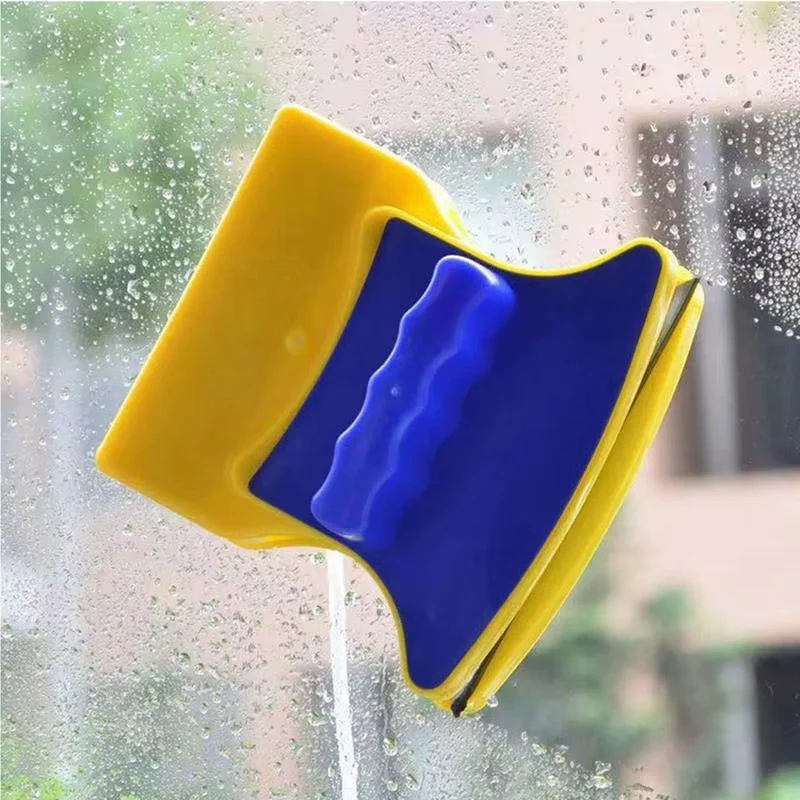 Nettoyeur de Vitres Double Face avec Corde de Sécurité