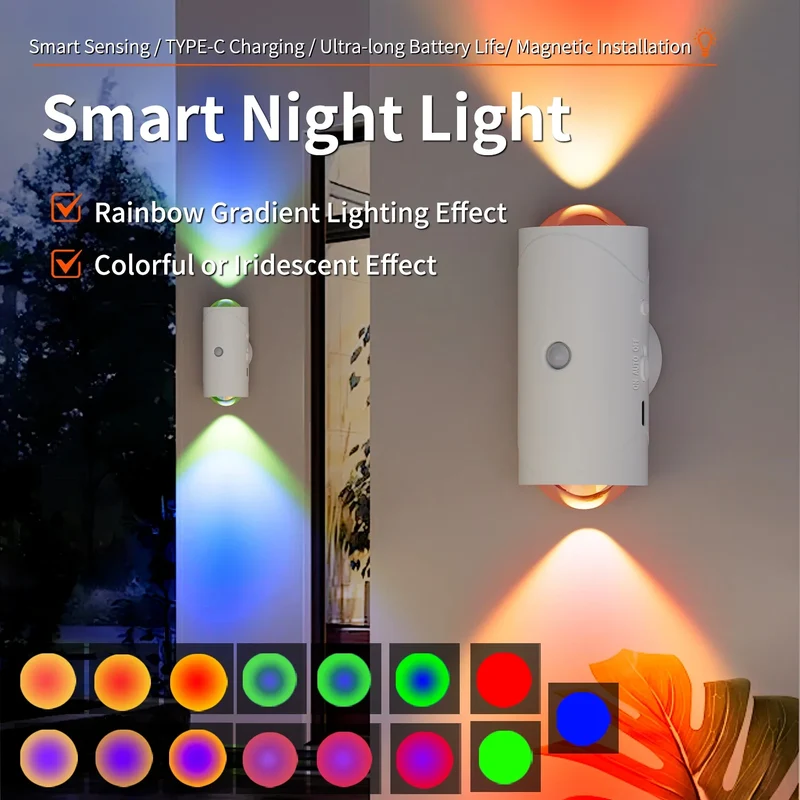 Magnetic LED Motion Sensor Night Light