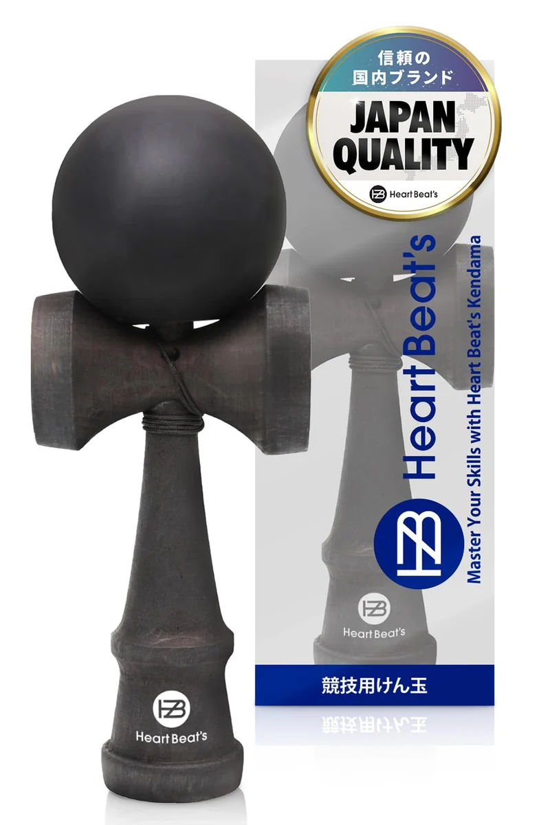 Mystical Monochrome Matte Kendama All Black [Heart Beat’s]