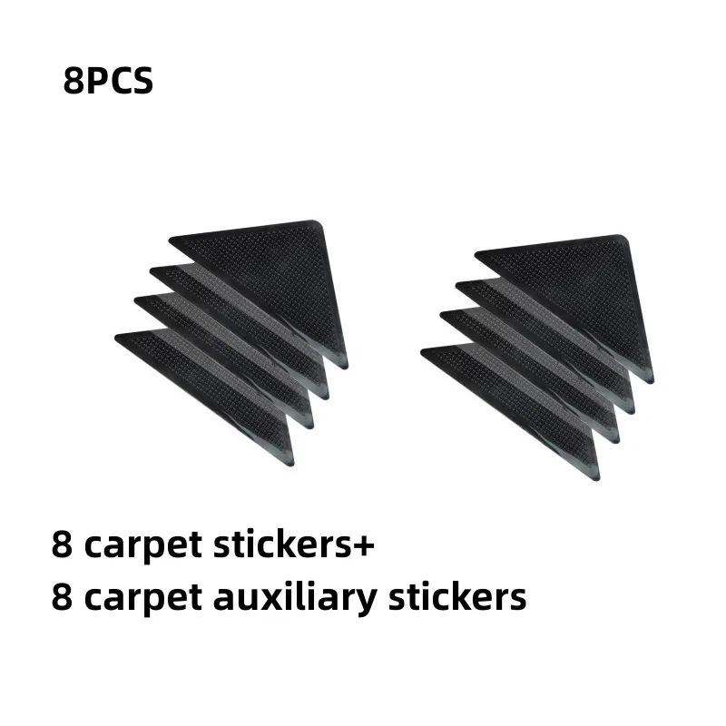 Reusable Triangle Rug Grippers - Non-Slip Anti-Curl Pads