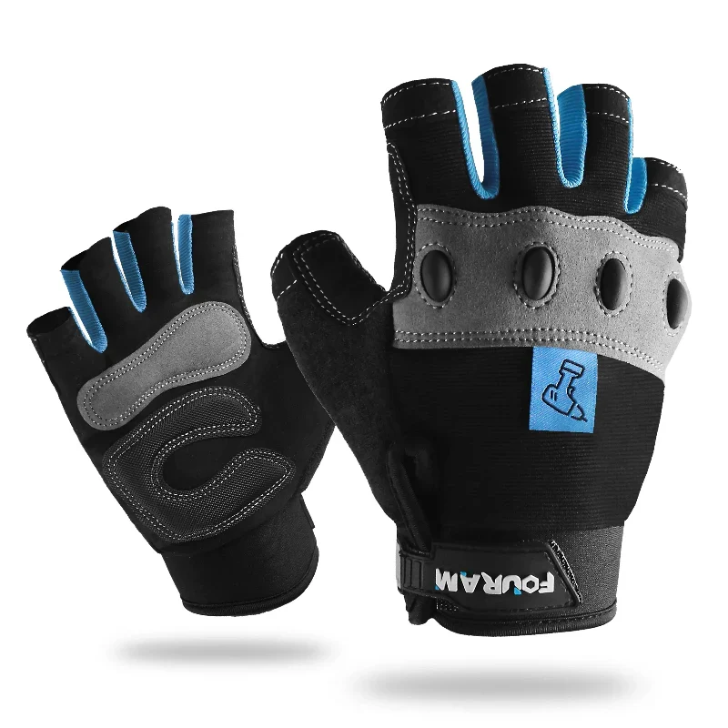 Gants de Travail Unisexes Demi-Doigts : Confort et Protection Amortis