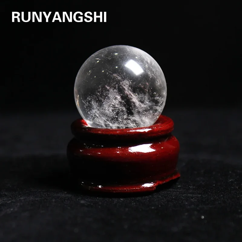 Natural Clear Quartz Crystal Sphere