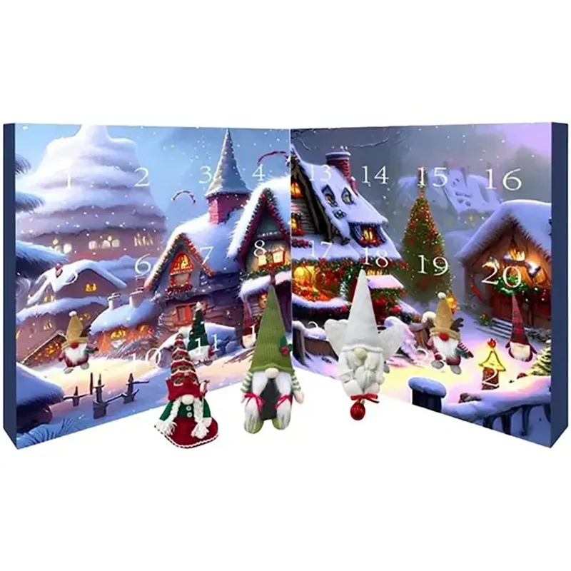 Calendrier de l'Avent Gnome - Ambiance Festive & Charme
