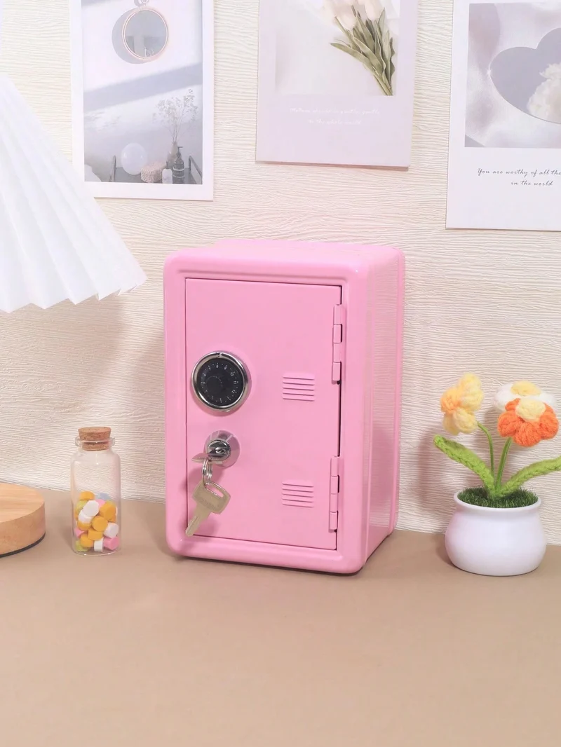 Compact Desktop Safe with Combination Lock