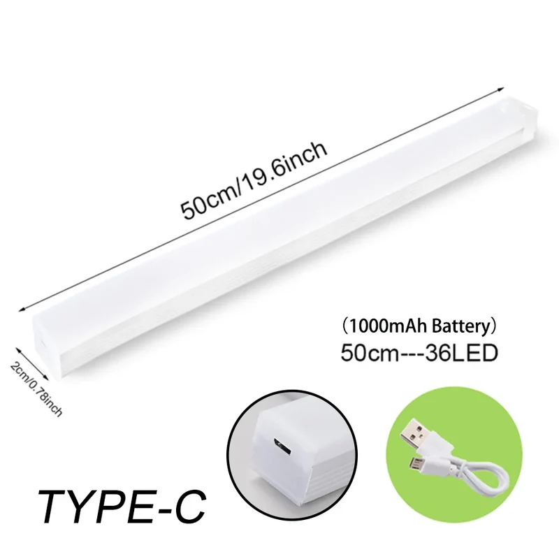 Wireless LED Motion Sensor Night Light - Rechargeable & Magnetic