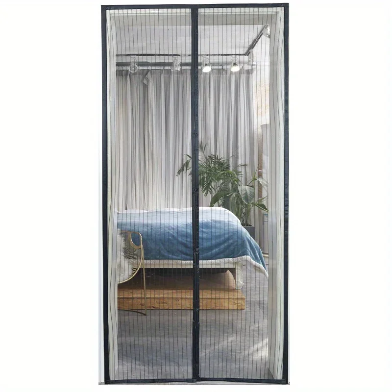 Self-Sealing Magnetic Screen Door