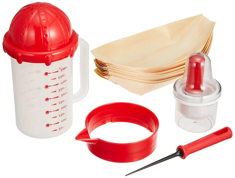 Pearl Metals Takoyaki Accessories 4-Piece Set D-6629