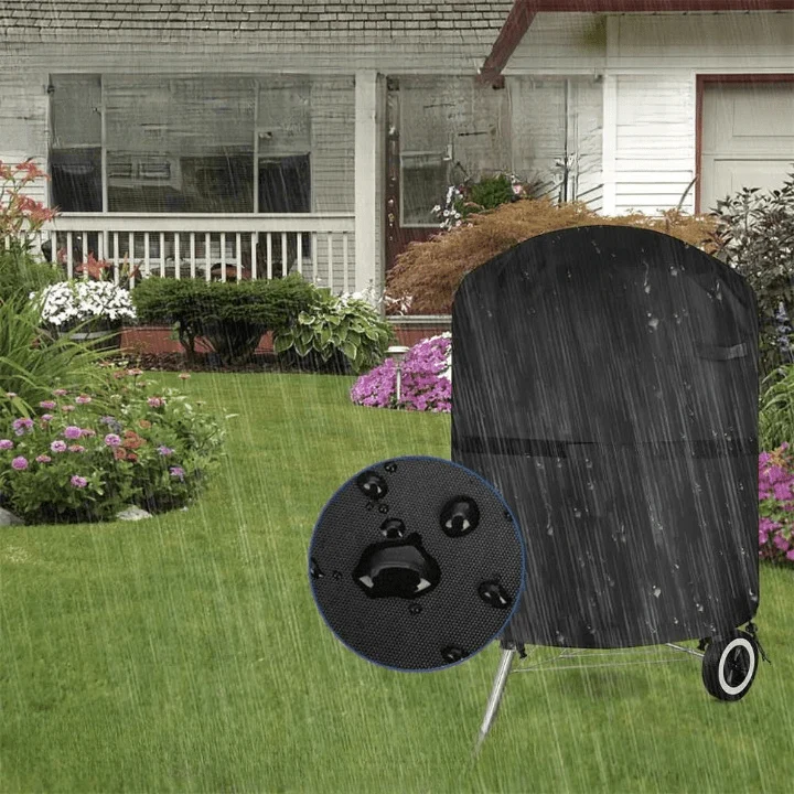BBQ Hoes Waterdicht UV Bestendig Oxford Zwart Universeel | Sansoti
