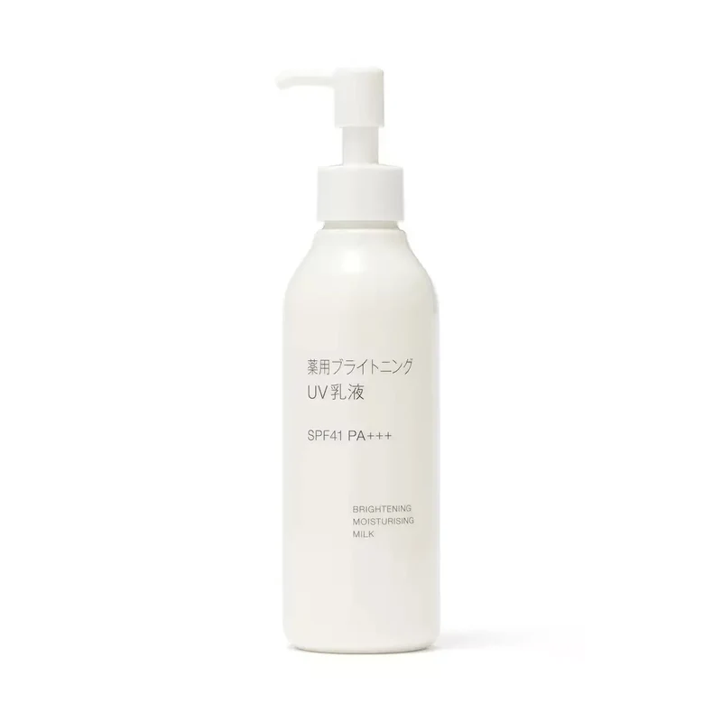 MUJI Brightening UV Milk SPF41 PA+++ Skincare 200mL Made in Japan