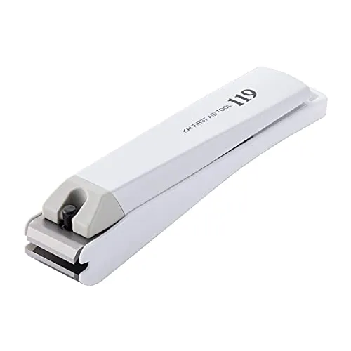 KAI 119 Nail Clipper KF1002 Curved Straight Blade Stainless Steel Type001L Japan
