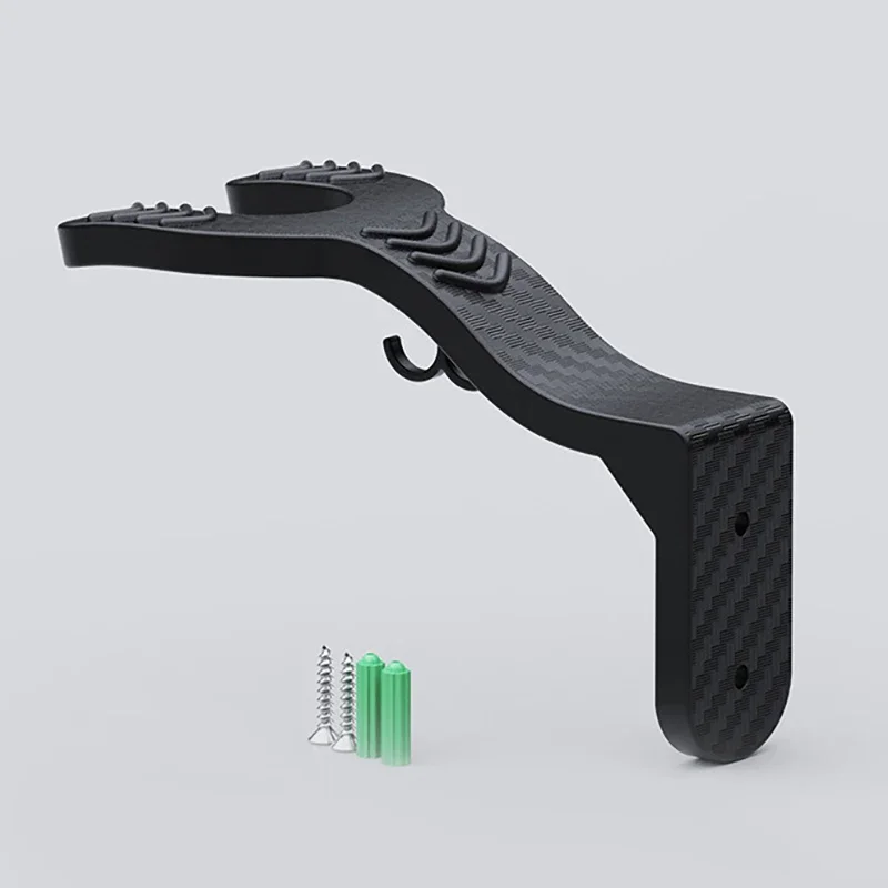 Minimalist Wall-Mounted Hook for Helmets, Bags & Keys