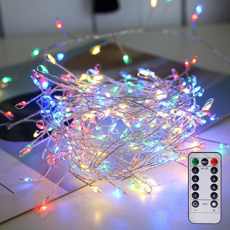 LED Kupferdraht Lichterkette | Flexibel, Formbar & Wasserdicht | Für Innen & Außen