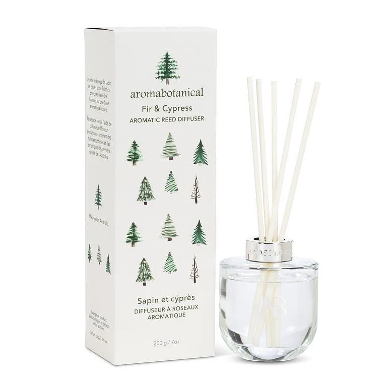 Diffuseur à roseaux "Cyprès et sapin"