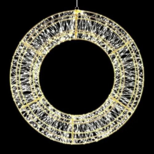 Grande couronne lumineuse à micro-DEL