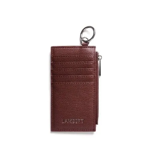 Porte-cartes Phoebe cassis - Lambert
