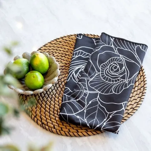 Linge à vaisselle en microfibre lisse "Rose sublime" - K5 Clothing