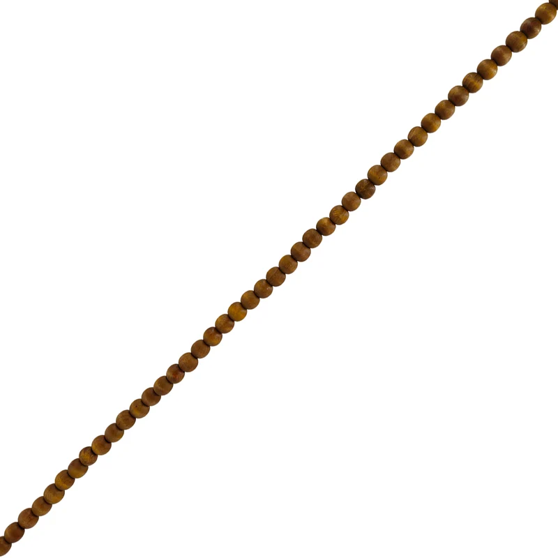 Guirlande en perles de bois