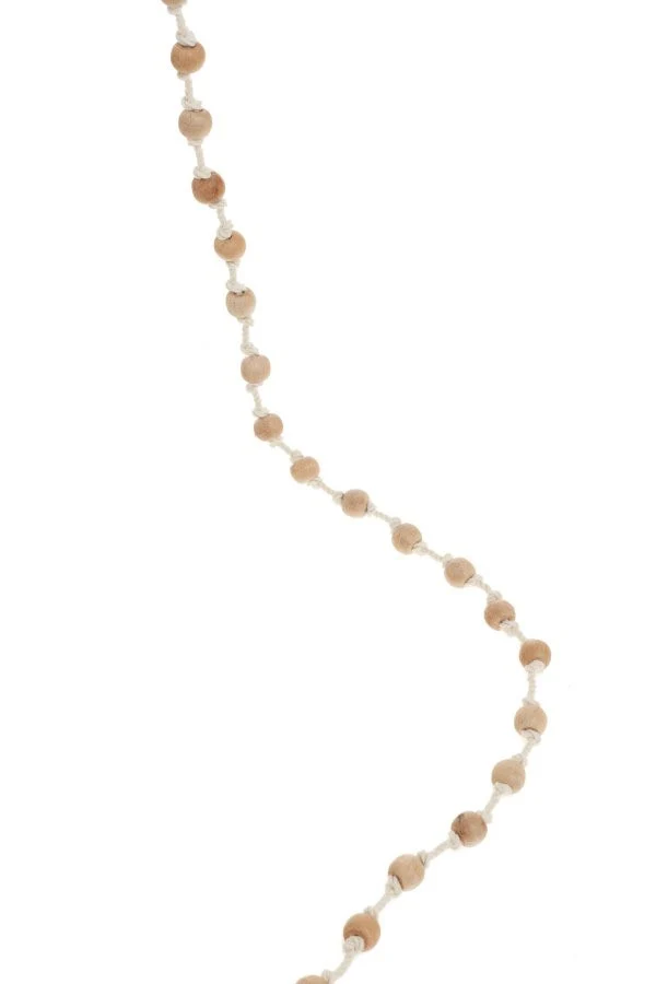 Guirlande de boules beige