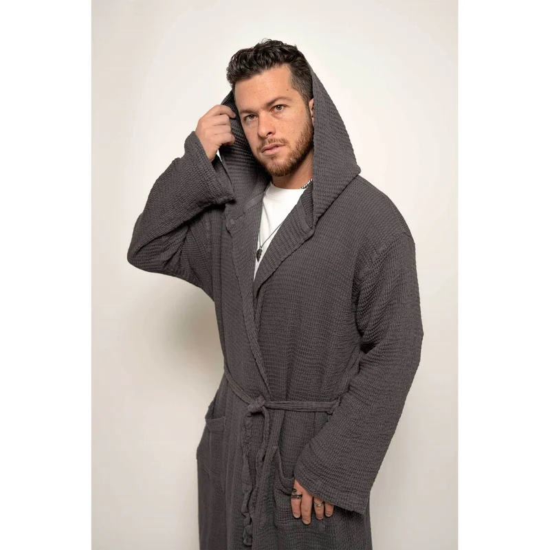 Robe de chambre bambou et coton