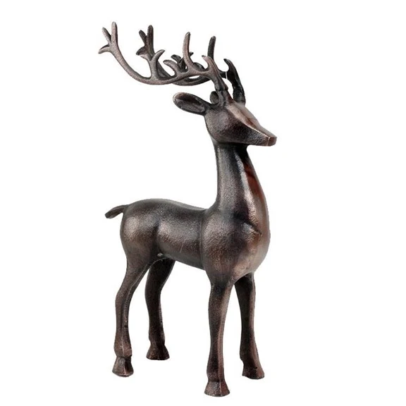 Figurine de cerf en métal