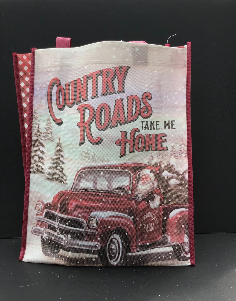 Sac de magasinage à motifs de Noël