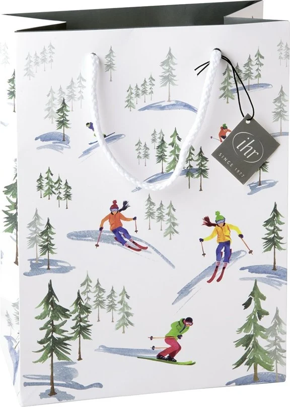 Sac cadeau – Skieurs en pleine descente