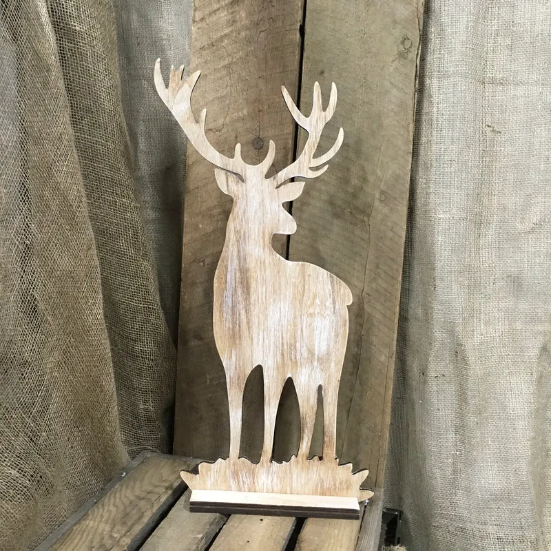 Renne en bois